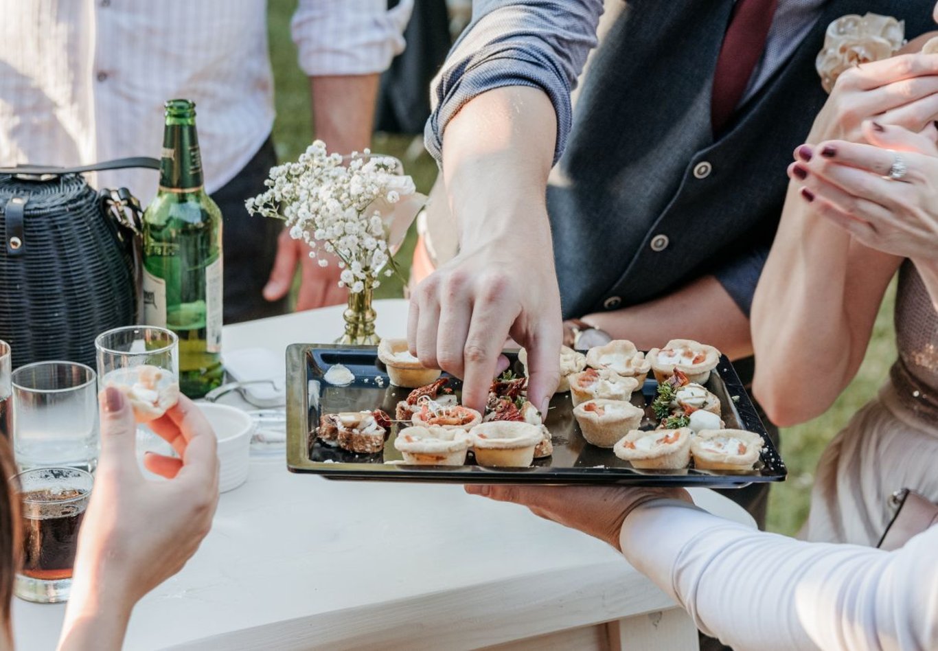 Canapés gourmet para eventos, nuevas tendencias